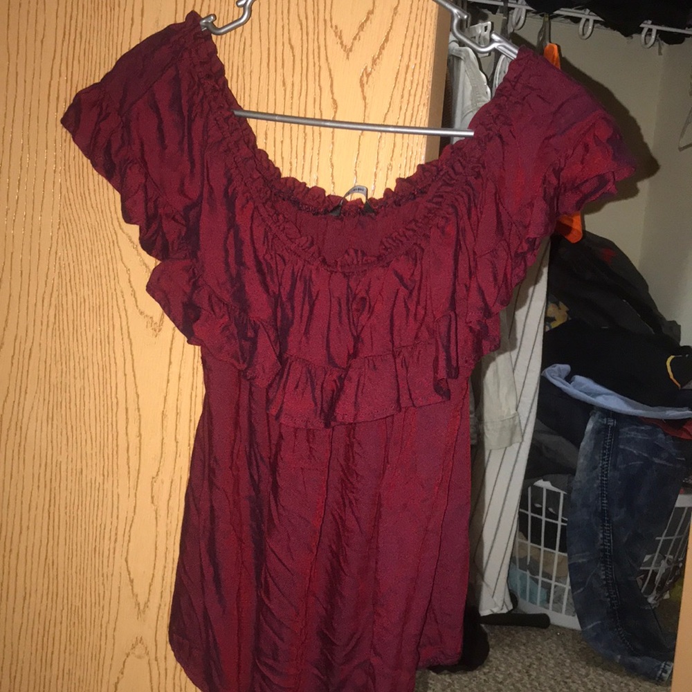Off the shoulder shirt